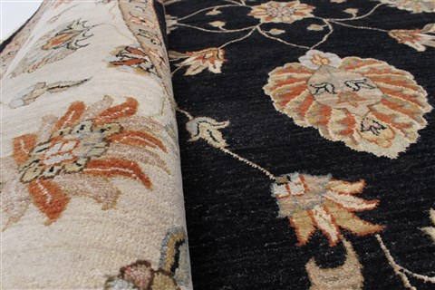 Chobi Beige Round Hand Knotted 81 X 82 Area Rug 250-26301 Image 8