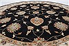 Chobi Beige Round Hand Knotted 81 X 82  Area Rug 250-26301 Thumb 1