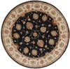 Chobi Beige Round Hand Knotted 81 X 82  Area Rug 250-26301 Thumb 0