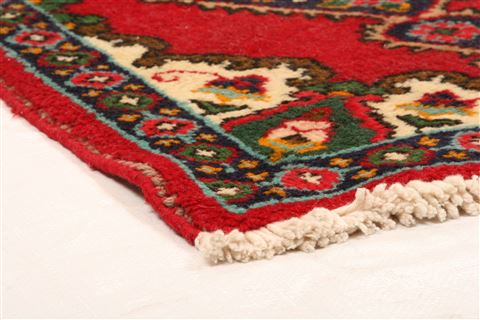 Tabriz Red Square Hand Knotted 19 X 24 Area Rug 253-26302 Image 1