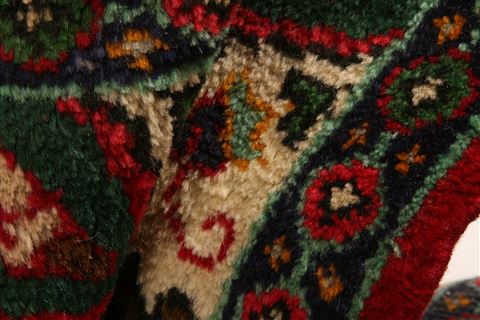 Tabriz Red Square Hand Knotted 19 X 24 Area Rug 253-26302 Image 2