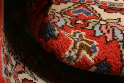 Tabriz Red Hand Knotted 14 X 20 Area Rug 253-26321 Image 1