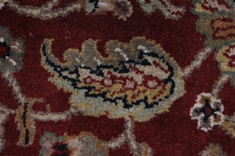 Kashmar Beige Round Hand Knotted 710 X 710 Area Rug 250-26323 Image 6