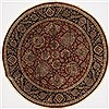 Kashmar Beige Round Hand Knotted 710 X 710  Area Rug 250-26323 Thumb 0