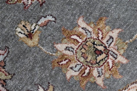 Kashan Beige Round Hand Knotted 80 X 80 Area Rug 250-26324 Image 8