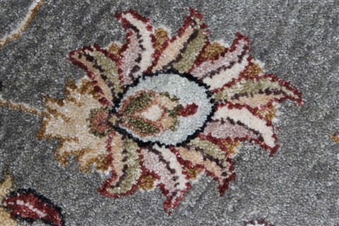 Kashan Beige Round Hand Knotted 80 X 80 Area Rug 250-26324 Image 9