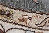 Kashan Beige Round Hand Knotted 80 X 80 Area Rug 250-26324 Thumb 10