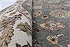 Kashan Beige Round Hand Knotted 80 X 80 Area Rug 250-26324 Thumb 2