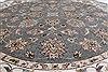 Kashan Beige Round Hand Knotted 80 X 80  Area Rug 250-26324 Thumb 4