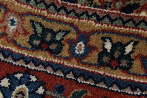 Herati Beige Round Hand Knotted 80 X 80 Area Rug 250-26326 Image 1