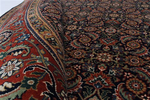 Herati Beige Round Hand Knotted 80 X 80 Area Rug 250-26326 Image 2