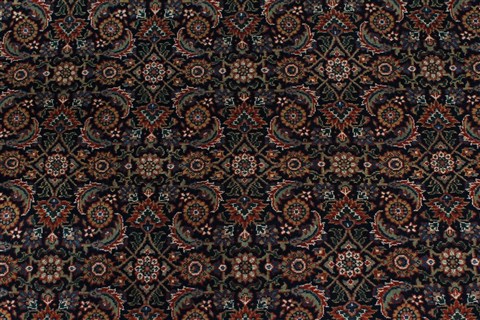 Herati Beige Round Hand Knotted 80 X 80 Area Rug 250-26326 Image 6