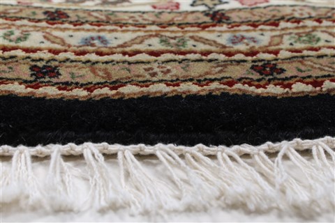 Tabriz Brown Round Hand Knotted 85 X 85 Area Rug 250-26333 Image 5