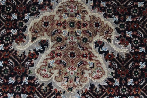Tabriz Brown Round Hand Knotted 85 X 85 Area Rug 250-26333 Image 6
