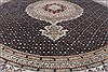 Tabriz Brown Round Hand Knotted 85 X 85 Area Rug 250-26333 Thumb 2