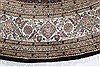 Tabriz Brown Round Hand Knotted 85 X 85  Area Rug 250-26333 Thumb 3