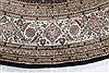 Tabriz Brown Round Hand Knotted 85 X 85 Area Rug 250-26333 Thumb 3