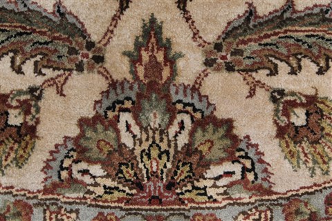 Kashmar Beige Round Hand Knotted 710 X 711 Area Rug 250-26335 Image 7