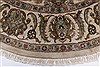 Kashmar Beige Round Hand Knotted 710 X 711 Area Rug 250-26335 Thumb 4