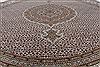 Mahi Beige Round Hand Knotted 83 X 83  Area Rug 250-26339 Thumb 1