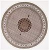 Mahi Beige Round Hand Knotted 83 X 83  Area Rug 250-26339 Thumb 0