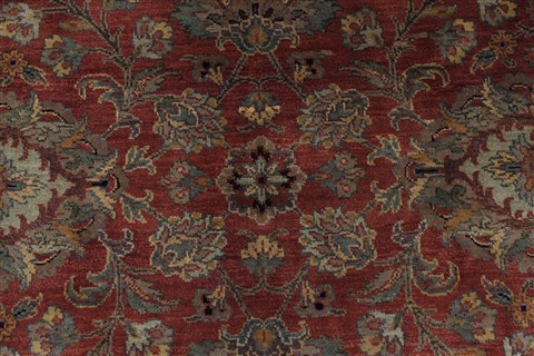 Kashan Beige Round Hand Knotted 81 X 81 Area Rug 250-26341 Image 4