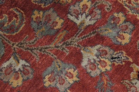 Kashan Beige Round Hand Knotted 81 X 81 Area Rug 250-26341 Image 6