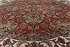 Kashan Beige Round Hand Knotted 81 X 81 Area Rug 250-26341 Thumb 2
