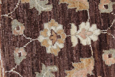Chobi Brown Round Hand Knotted 82 X 84 Area Rug 250-26342 Image 7