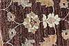 Chobi Brown Round Hand Knotted 82 X 84  Area Rug 250-26342 Thumb 7