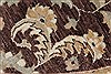 Chobi Brown Round Hand Knotted 82 X 84  Area Rug 250-26342 Thumb 8