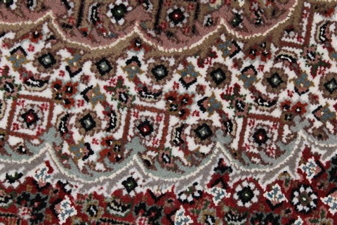 Mahi Brown Round Hand Knotted 611 X 611 Area Rug 250-26343 Image 6
