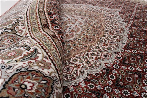 Mahi Brown Round Hand Knotted 611 X 611 Area Rug 250-26343 Image 9