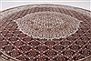 Mahi Brown Round Hand Knotted 611 X 611 Area Rug 250-26343 Thumb 2