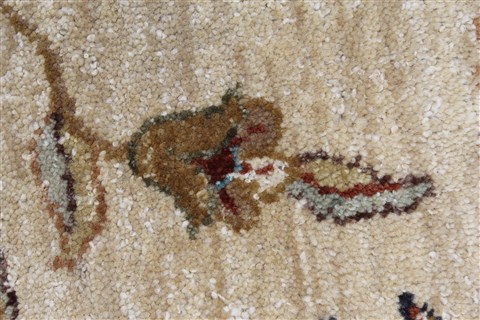 Chobi Brown Round Hand Knotted 80 X 81 Area Rug 250-26345 Image 8