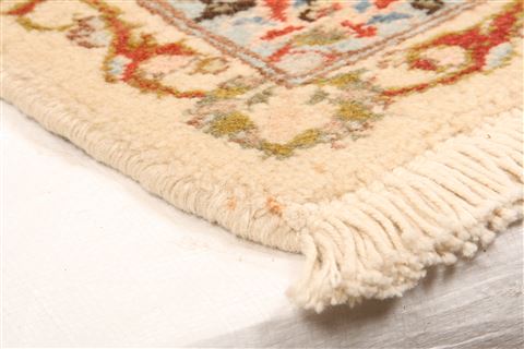 Tabriz Yellow Square Hand Knotted 15 X 15 Area Rug 253-26346 Image 4