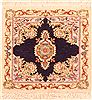Tabriz Yellow Square Hand Knotted 15 X 15 Area Rug 253-26346 Thumb 0
