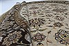 Tabriz Beige Round Hand Knotted 79 X 79 Area Rug 250-26347 Thumb 2