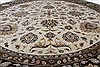 Tabriz Beige Round Hand Knotted 79 X 79  Area Rug 250-26347 Thumb 4