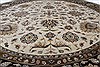 Tabriz Beige Round Hand Knotted 79 X 79 Area Rug 250-26347 Thumb 4