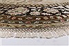 Tabriz Beige Round Hand Knotted 79 X 79  Area Rug 250-26347 Thumb 7