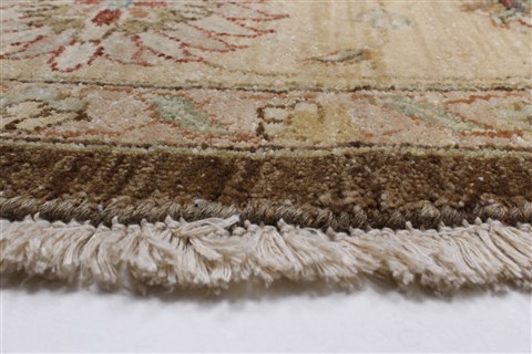 Chobi Brown Round Hand Knotted 711 X 711 Area Rug 250-26349 Image 5