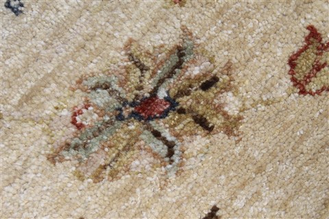 Chobi Brown Round Hand Knotted 711 X 711 Area Rug 250-26349 Image 8