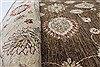 Chobi Brown Round Hand Knotted 711 X 711 Area Rug 250-26349 Thumb 9
