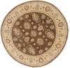 Chobi Brown Round Hand Knotted 711 X 711 Area Rug 250-26349 Thumb 0