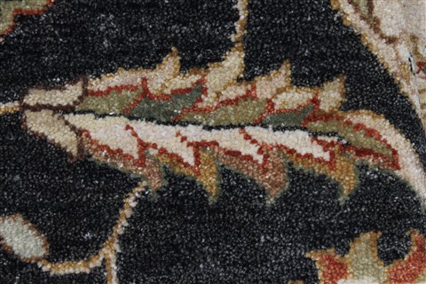 Pishavar Beige Round Hand Knotted 711 X 80 Area Rug 250-26350 Image 7
