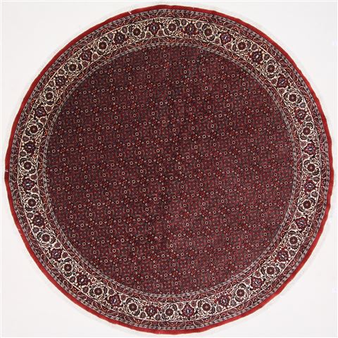 Bidjar Green Round Hand Knotted 85 X 85 Area Rug 250-26358 Image 0