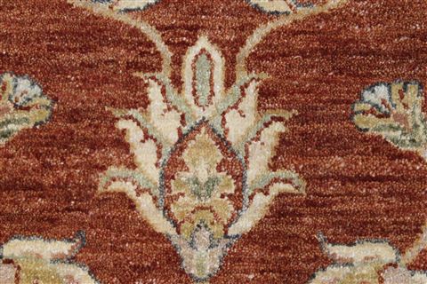 Chobi Brown Round Hand Knotted 711 X 80 Area Rug 250-26360 Image 7