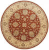 Chobi Brown Round Hand Knotted 711 X 80  Area Rug 250-26360 Thumb 0