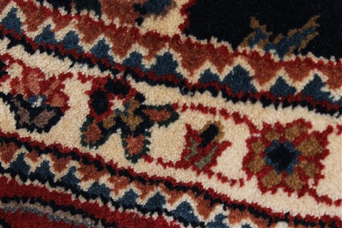 Kashan Brown Round Hand Knotted 80 X 80 Area Rug 250-26363 Image 10